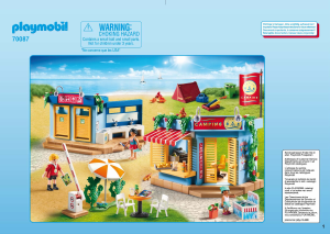 Manual Playmobil set 70087 Leisure Parque de Campismo