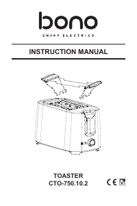 Manual Bono CTO-750.10.2 Toaster