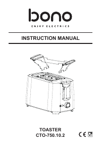 Handleiding Bono CTO-750.10.2 Broodrooster