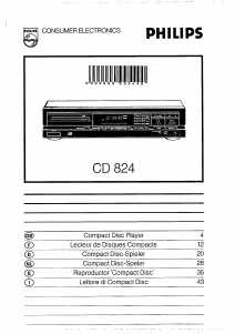Handleiding Philips CD824 CD speler