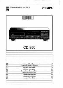 Handleiding Philips CD850 CD speler