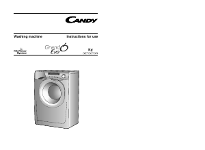 Manual Candy EVO 1483DW-84 Washing Machine
