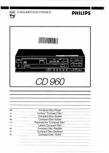 Handleiding Philips CD960 CD speler