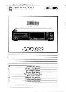 Handleiding Philips CDD882 CD speler