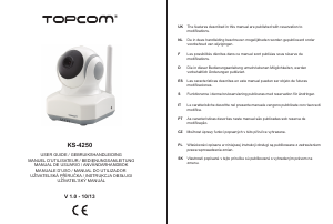 Návod Topcom KS-4250 Detský monitor