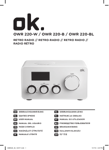 Bedienungsanleitung OK OWR 220-BL Radio
