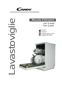 Manuale Candy CDP 2L949X Lavastoviglie