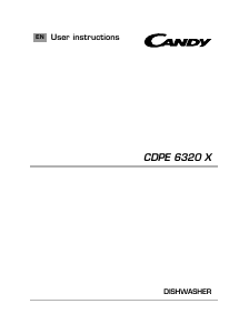 Handleiding Candy CDPE 6320X/2 Vaatwasser