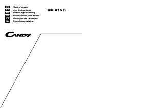 Mode d’emploi Candy LS CD 475 SX Lave-vaisselle