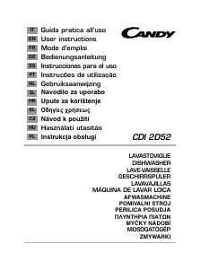 Manual de uso Candy CDI 2D52 Lavavajillas
