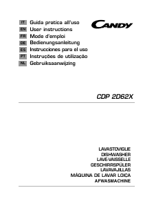 Handleiding Candy CDP 2D62X Vaatwasser