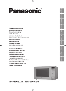Bruksanvisning Panasonic NN-GD462M Mikrovågsugn
