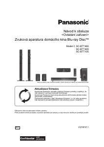 Manuál Panasonic SC-BTT465 Domácí kino