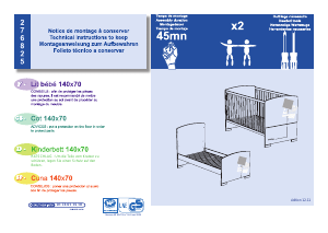 Mode d’emploi Sauthon 276825 Manhattan Lit bébé