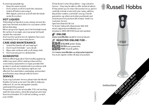 Bruksanvisning Russell Hobbs 22241 Stavmixer