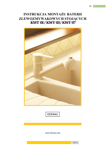 Instrukcja Kernau KWT 03 Umywalka
