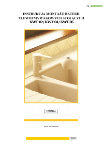 Manuál Kernau KWT 05 PO Umyvadlo
