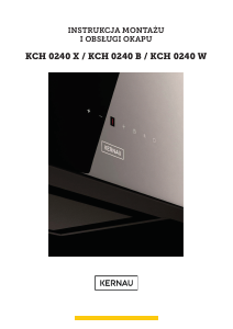 Instrukcja Kernau KCH 0240 X Okap kuchenny