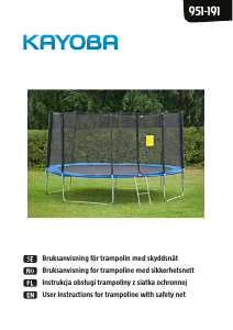 Handleiding Kayoba 951-191 Trampoline