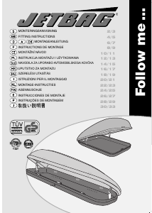 Instrukcja Jetbag Liberty 500 Box dachowy