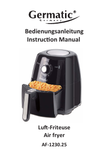 Bedienungsanleitung Germatic AF-1230.25 Fritteuse