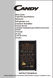 Instrukcja Candy CCVA 155 GL Chłodziarka do wina