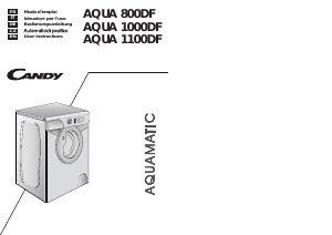 Mode d’emploi Candy AQUA 1100DF-01S Lave-linge