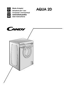 Manuál Candy AQUA 1142D1/2-S Pračka