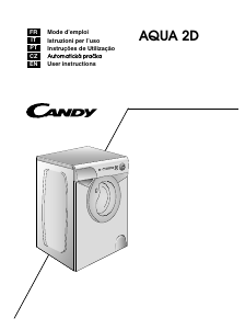 Manual Candy AQUA 1142D1S-S Máquina de lavar roupa