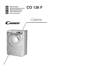 Mode d’emploi Candy CO 126F/1-84S Lave-linge