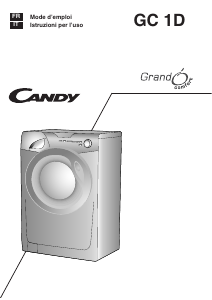 Mode d’emploi Candy GC 1271D1/1-S Lave-linge