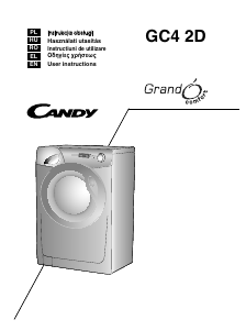 Manual Candy GC4 1072D1/2-S Mașină de spălat