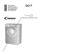 Mode d’emploi Candy GO F127/2-37S Lave-linge