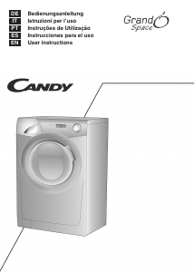 Manual Candy GS 1282D3/1-S Máquina de lavar roupa