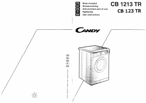 Handleiding Candy LB CB1213TRE Wasmachine