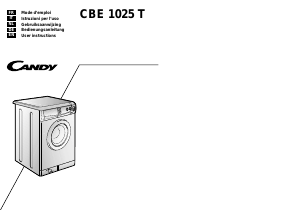 Handleiding Candy LB CBE 1025T Wasmachine