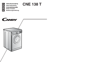 Handleiding Candy LB CNE 138 T Wasmachine