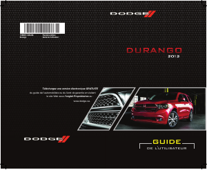 Mode d’emploi Dodge Durango (2012)