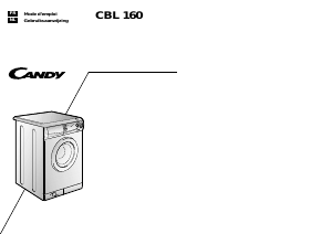Handleiding Candy LBCBL160NLEX Wasmachine