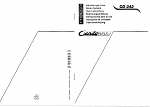 Manuale Candy LS CD 242 Lavastoviglie