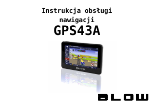Instrukcja Blow GPS43A Nawigacja przenośna