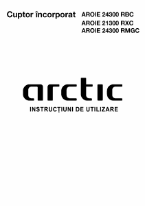 Manual Arctic AROIE 24300 RMGC Cuptor