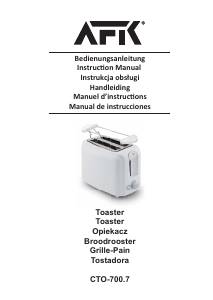 Bedienungsanleitung AFK CTO-700.7 Toaster