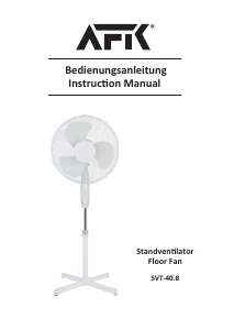 Handleiding AFK SVT-40.8 Ventilator