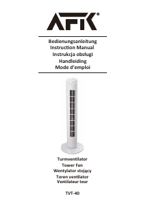 Bedienungsanleitung AFK TVT-40 Ventilator