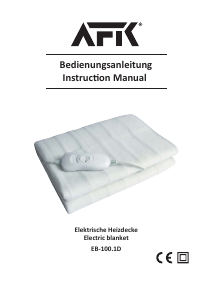 Bruksanvisning AFK EB-100.1D Elektrisk filt