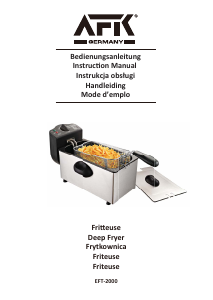 Manual AFK EFT-2000 Deep Fryer