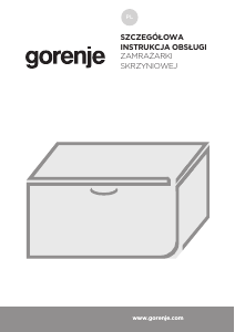Instrukcja Gorenje FH251IW Zamrażarka