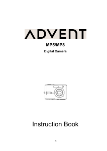 Manual Advent MP5 Digital Camera