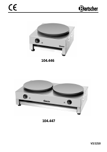 Handleiding Bartscher 104.447 Crepemaker